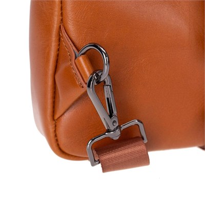 Bloominbag Blake Tan Luxe Deri Çapraz Unisex Sırt Çantası