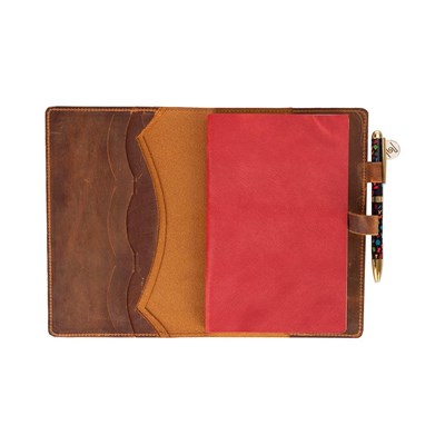 Bloominbag Bloom Quiet Edit Moccasin A5 Deri Kitap Defter Kılıfı