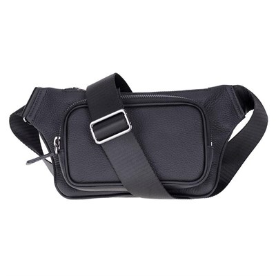 Bloominbag Bloombag Noir Black Hakiki Deri Crossbody Belt Bag