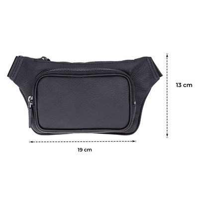 Bloominbag Bloombag Noir Black Hakiki Deri Crossbody Belt Bag