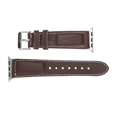 Bloominbag Bloomband Crimora Kahve Deri Apple Watch Kordonu-44/45/46/49mm