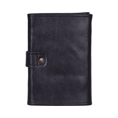 Bloominbag Bloomband Noir Black Akıllı Saat Çantası - Triple Deri Saat Kordonu Organizer