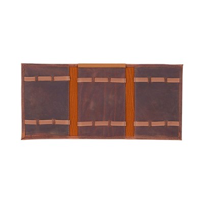 Bloominbag Bloomband Saddle Heritage Akıllı Saat Çantası - Triple Deri Saat Kordonu Organizer