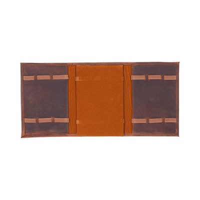 Bloominbag Bloomband Saddle Heritage Akıllı Saat Çantası - Triple Deri Saat Kordonu Organizer