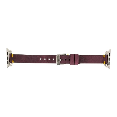 Bloominbag Bloomband Signature Mulberry Bloom Leather Apple Watch Band - 44/45/46/49mm