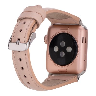 Bloominbag Bloomband Signature Nude Bisque Leather Apple Watch Band - 44/45/46/49mm