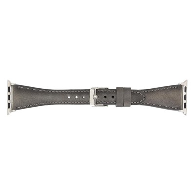 Bloominbag Bloomband Signature Stone Gray Leather Apple Watch Band - 44/45/46/49mm