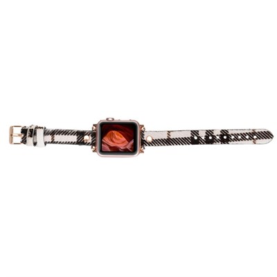 Bloominbag Bloomband Signature Wild Zebra Leather Apple Watch Band - 44/45/46/49mm