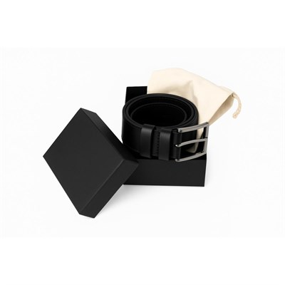 Bloominbag Bloombelt Cosmic Black Hakiki Deri Erkek Kemer-130cm