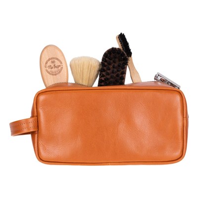 Bloominbag Bloombiel Desert Taba Hakiki Deri Seyahat Ve Makyaj Çantası