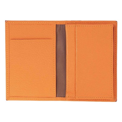Bloominbag Bloomcard Verta Burnt Orange Hakiki Deri Dikey Kartlık