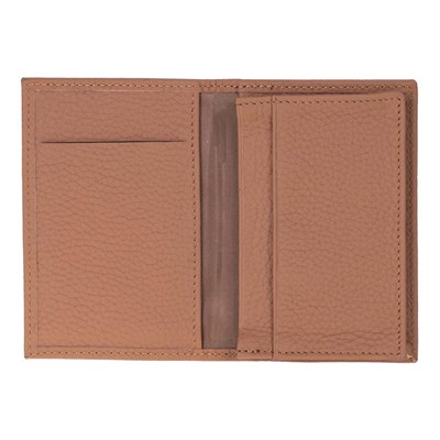 Bloominbag Bloomcard Verta Desert Tan Hakiki Deri Dikey Kartlık