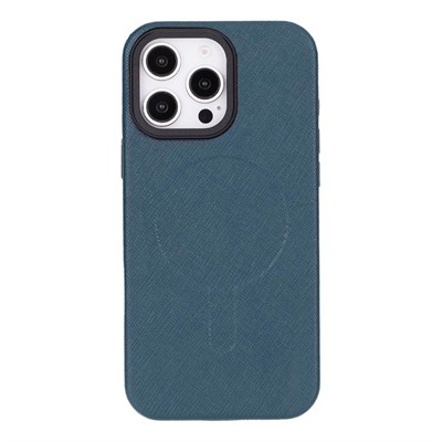 Bloominbag Bloomcase Aeris Neptune Teal Iphone 16 Pro Magsafe Hakiki Deri Kılıfı