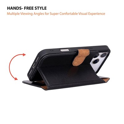 Bloominbag Bloomcase Magic Wallet Obsidian Black Apple Iphone 17 Pro (6.3