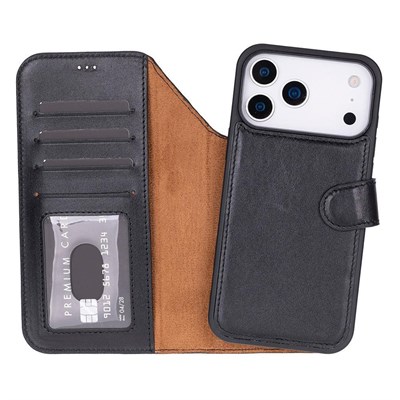 Bloominbag Bloomcase Magic Wallet Obsidian Black Apple Iphone 17 Pro (6.3