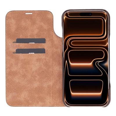 Bloominbag Bloomcase Magic Wallet Saddle Brown Apple Iphone 17 Pro (6.3