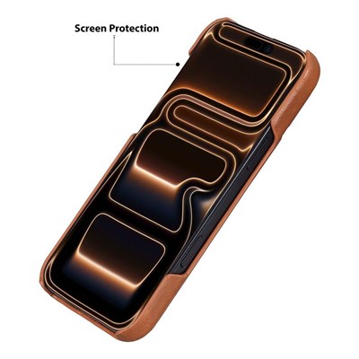 Bloominbag Bloomcase Vectra Desert Tan Iphone 18 Pro Max Magsafe Hakiki Deri Kılıf