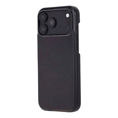 Bloominbag Bloomcase Vectra Obsidian Black Iphone 18 Pro Magsafe Hakiki Deri Kılıf