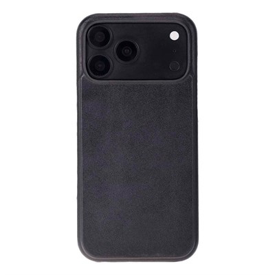 Bloominbag Bloomcase Vectra Obsidian Black Iphone 18 Pro Magsafe Hakiki Deri Kılıf