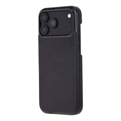 Bloominbag Bloomcase Vectra Obsidian Black Iphone 18 Pro Max Magsafe Hakiki Deri Kılıf