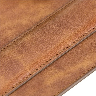 Bloominbag Bloomdesk Ease Honey Tan Hakiki Deri Bilek Destekli Mouse Pad