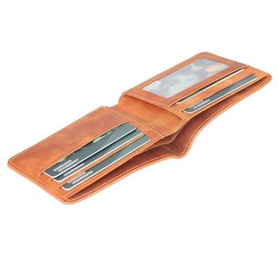 Bloominbag Bloomfold Cognac Tan Hakiki Deri Cüzdan