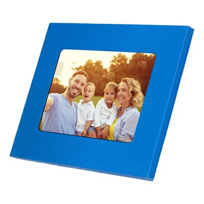 Bloominbag Bloomframe Cyan– Hakiki Deri Fotoğraf Çerçevesi
