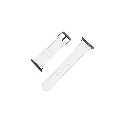 Bloominbag Bloominband Ivory White Deri Apple Watch Kordonu-44/45/46/49mm