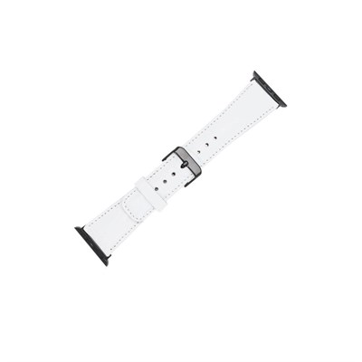 Bloominbag Bloominband Ivory White Deri Apple Watch Kordonu-44/45/46/49mm