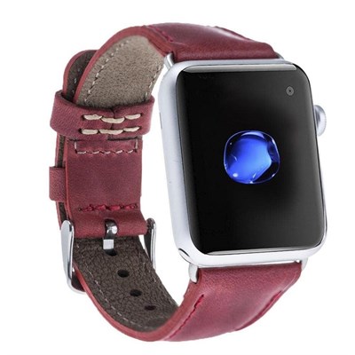 Bloominbag Bloominband Mulberry Wine Deri Apple Watch Kordon-40/41/42 Mm