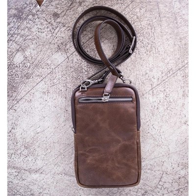 Bloominbag Bloomnino Mahogany Brown Hakiki Deri Crossbody Çanta