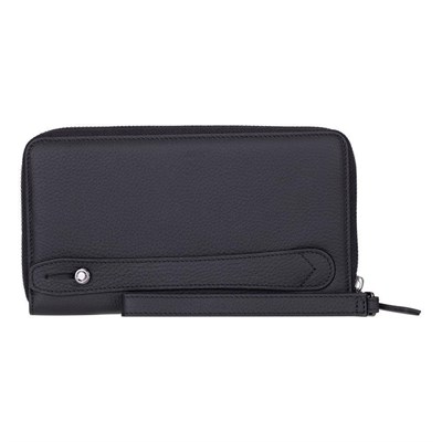 Bloominbag Bloomporter Shadow Black Hakiki Deri Telefon Bölmeli Cüzdan