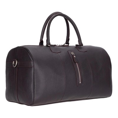 Bloominbag Bloomvoyager Cognac Clay Hakiki Deri Seyahat Çantası – Unisex Hafta Sonu Duffle Seyahat Çantası