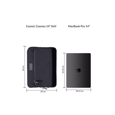 Bloominbag Cosmic Cosmos 14 Inç Laptop / Macbook Kılıf