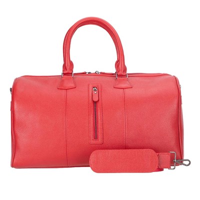 Bloominbag Dolly Roma Rouge Deri Weekender Duffle Seyahat Çantası