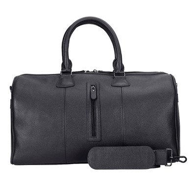 Bloominbag Dolly Voyager Pebble Black Hakiki Deri Weekender & Duffle Seyahat Çantası