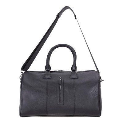 Bloominbag Dolly Voyager Pebble Black Hakiki Deri Weekender & Duffle Seyahat Çantası