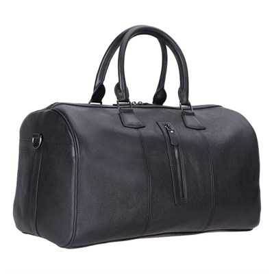 Bloominbag Dolly Voyager Pebble Black Hakiki Deri Weekender & Duffle Seyahat Çantası
