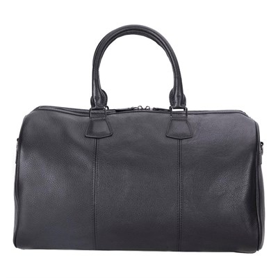 Bloominbag Dolly Voyager Pebble Black Hakiki Deri Weekender & Duffle Seyahat Çantası