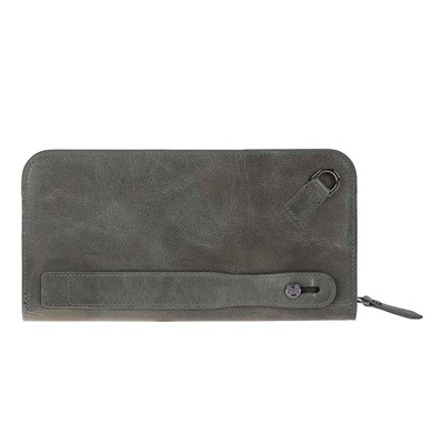 Bloominbag Faron Forest Green Telefon Bölmeli Hakiki Deri Unisex Clutch Çanta