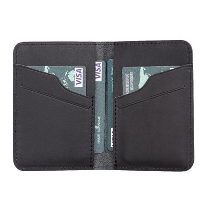 Bloominbag Heritage Core Coal Black Deri Erkek Cüzdanı
