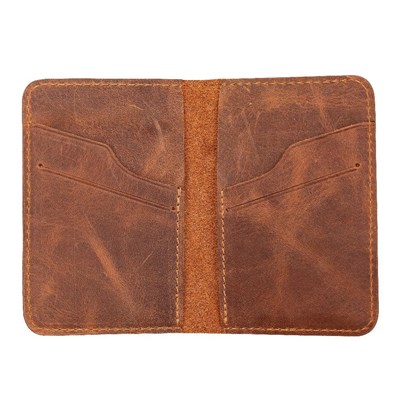 Bloominbag Heritage Core Mocassin Brown Deri Erkek Cüzdanı