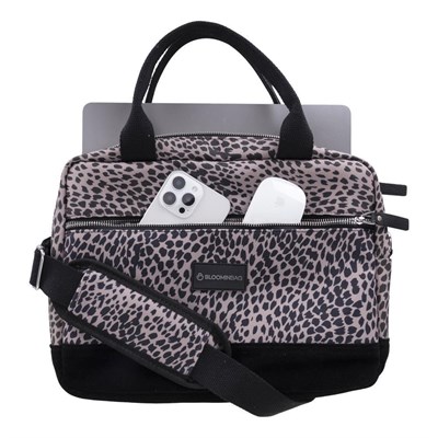 Bloominbag Leopard Cita Noir 13-14 Inç Laptop / Macbook Çantası