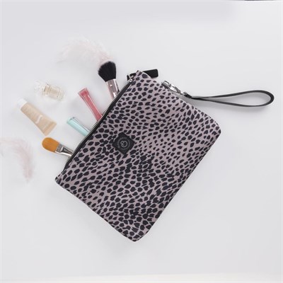 Bloominbag Leopard Cita Noir Clutch / El Çantası Portföy