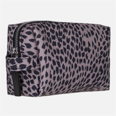 Bloominbag Leopard Cita Noir Makyaj Çantası Ve Kompakt Kozmetik Organizer