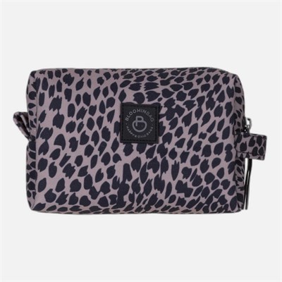 Bloominbag Leopard Cita Noir Makyaj Çantası Ve Kompakt Kozmetik Organizer