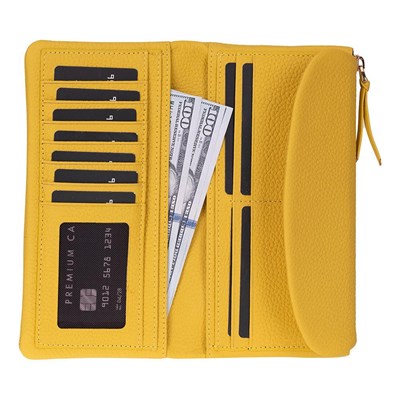 Bloominbag Élia Butter Yellow Large Deri Kadın Cüzdan & Clutch