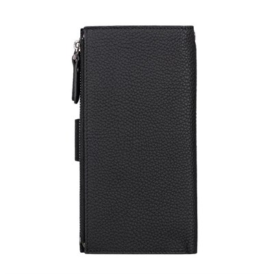 Bloominbag Lozan Strap Shadow Black Gerçek Deri Çapraz Askılı Telefon Bölmeli Cüzdan Çanta