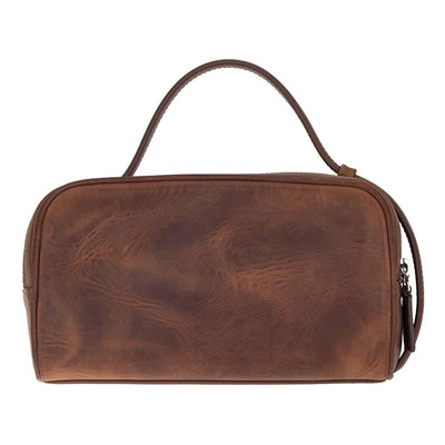 Bloominbag Miren Saddle Heritage Hakiki Deri Unisex Seyahat Bakım & Organizer Clutch Çanta