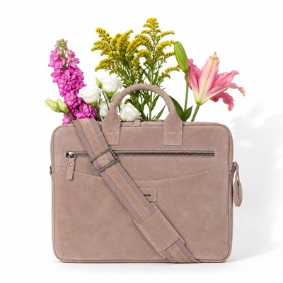 Bloominbag Mist Still Hakiki Süet Deri 13-14 Inç Macbook/laptop Çantası